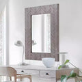 42"x42" Kenton Sunburst Iron Frame Wall Mirror: Modern Decor, No Assembly, Wall Mount