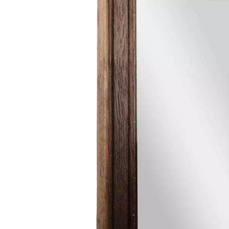 Wall Mirror with Solid Wood Frame and Silver Backed Glass for Clarity for Entryways, Dining Rooms & More