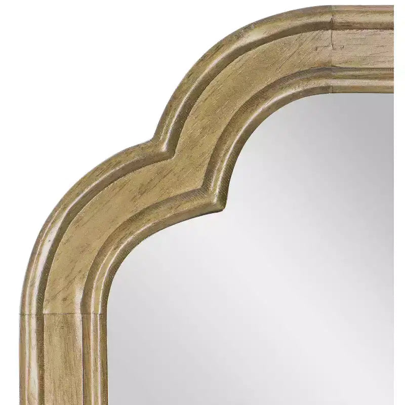 Wall Mirror with Solid Wood Frame and Silver Backed Glass for Clarity for Entryways, Dining Rooms & More