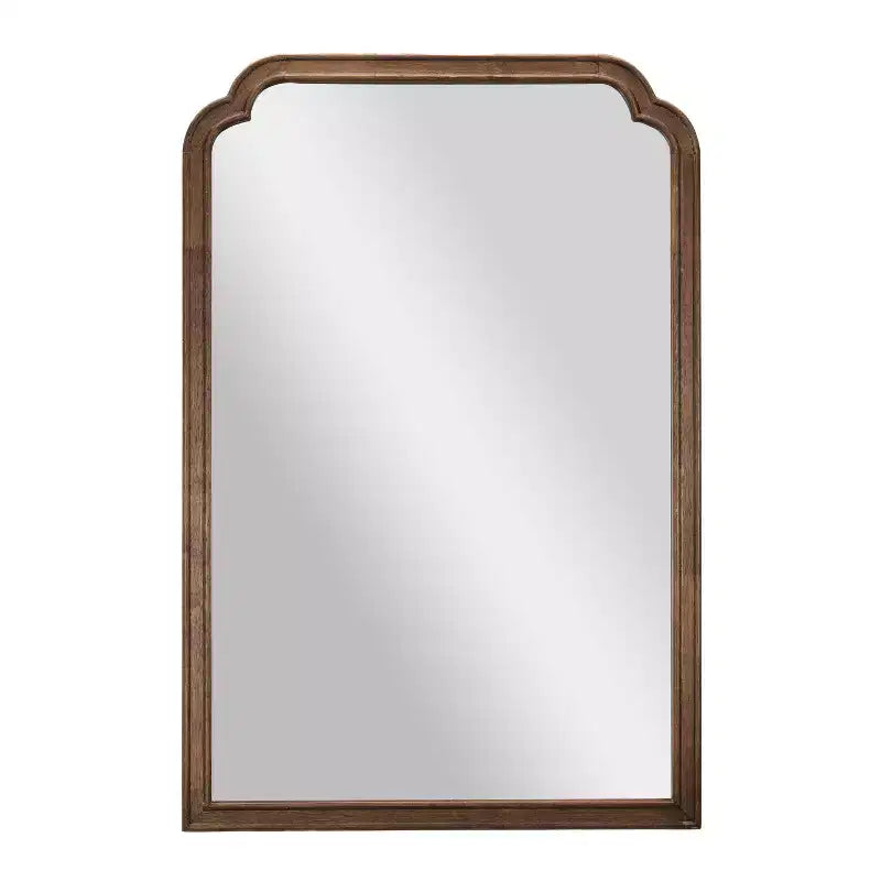 Wall Mirror with Solid Wood Frame and Silver Backed Glass for Clarity for Entryways, Dining Rooms & More