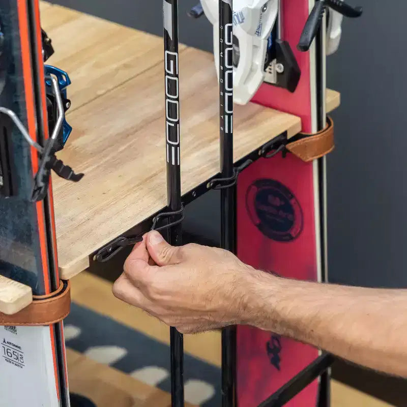 Ski Organizer| Holds 4 Pairs of Skis