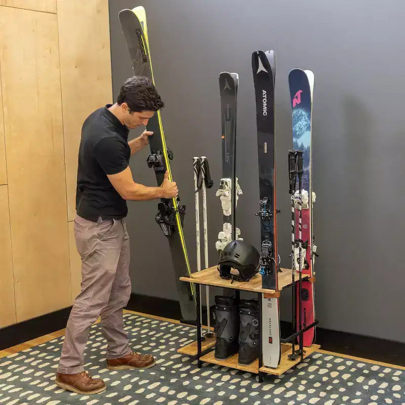 Ski Organizer| Holds 4 Pairs of Skis