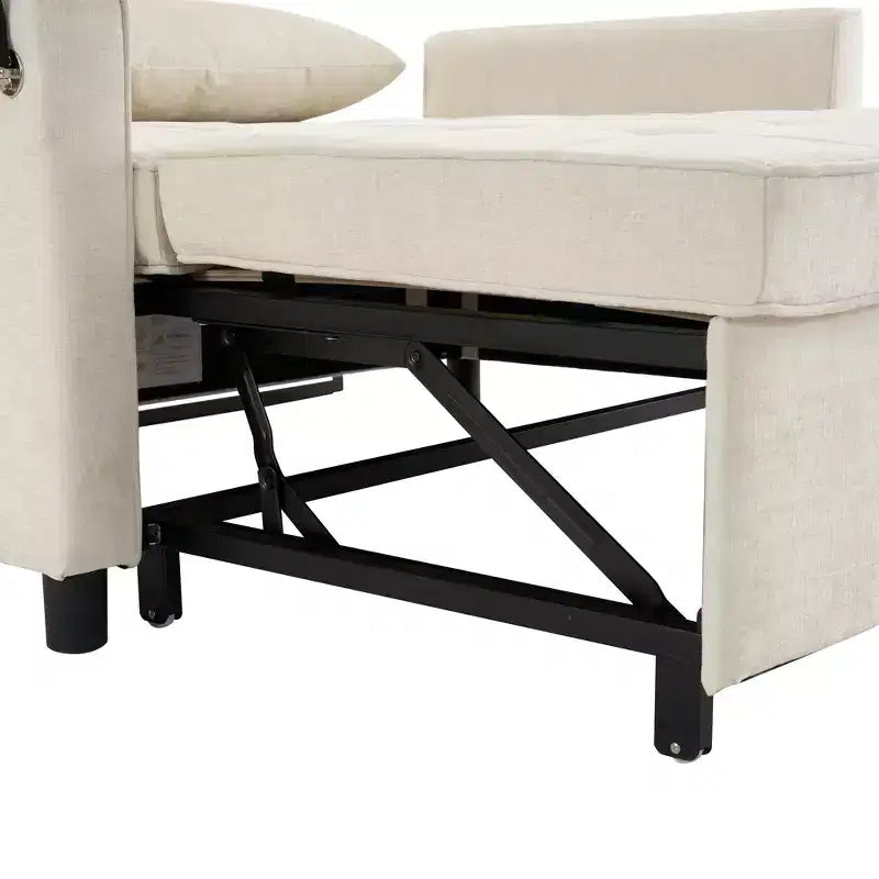 56 Loveseat Sofa & Sleeper Sofa Bed, Reversible Backrest Cushion, Side Pockets, USB Ports and Phone Holder