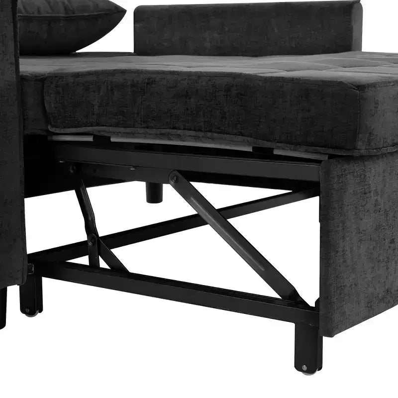 56 Loveseat Sofa & Sleeper Sofa Bed, Reversible Backrest Cushion, Side Pockets, USB Ports and Phone Holder