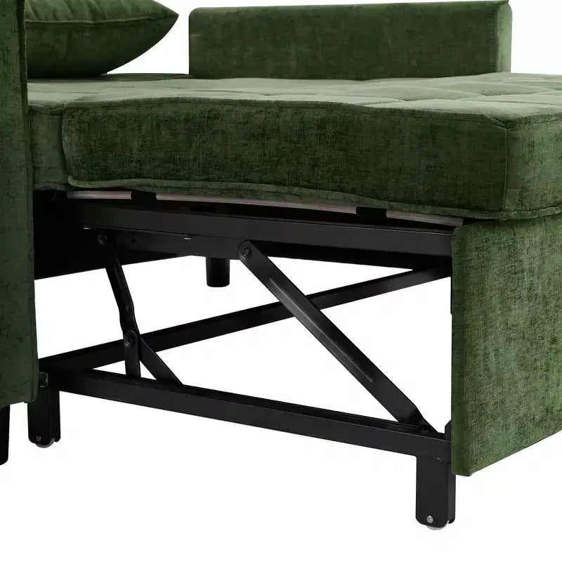 56 Loveseat Sofa & Sleeper Sofa Bed, Reversible Backrest Cushion, Side Pockets, USB Ports and Phone Holder