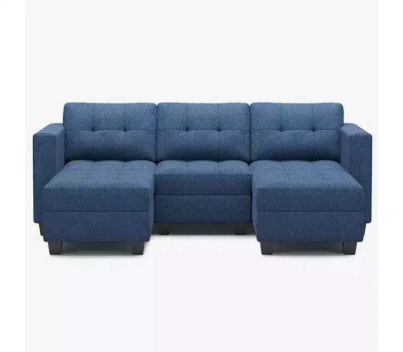 Modular Weave Sofa with Storage Seat (5 Seats + 5 Sides)