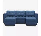 Modulares Websofa mit Sitzfläche zur Aufbewahrung (5 Sitze + 5 Seiten)