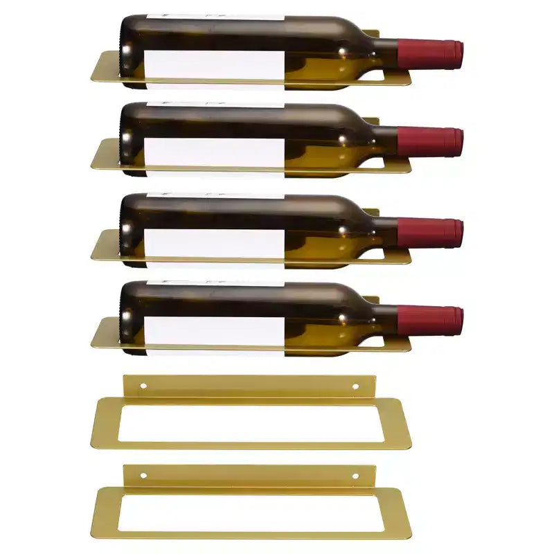 Durable Iron Rustless Solid and Sturdy Wall-Mounted Wine Rack
