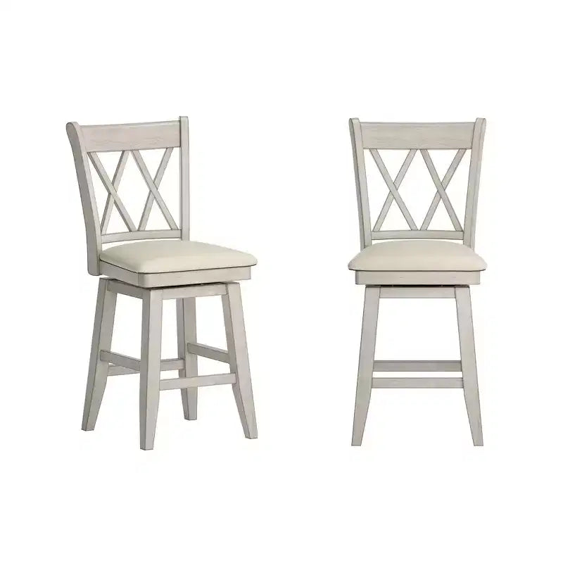 Double X-Back Counter Stools