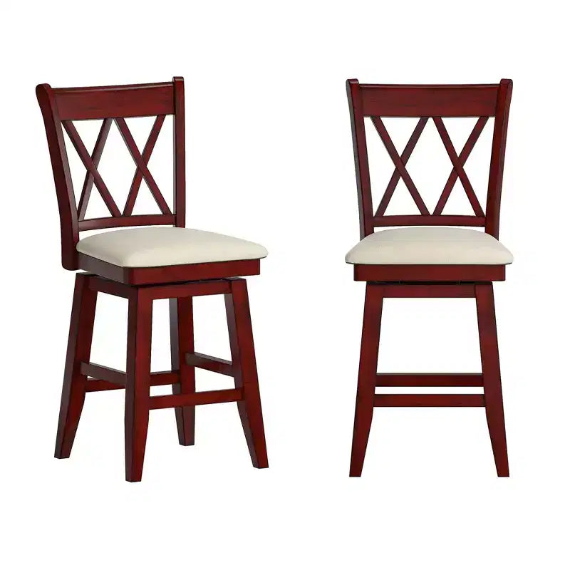 Double X-Back Counter Stools
