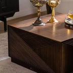 Vierkante salontafel met moderne kleurencombinatie voor de woonkamer, geen montage nodig