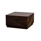 Vierkante salontafel met moderne kleurencombinatie voor de woonkamer, geen montage nodig