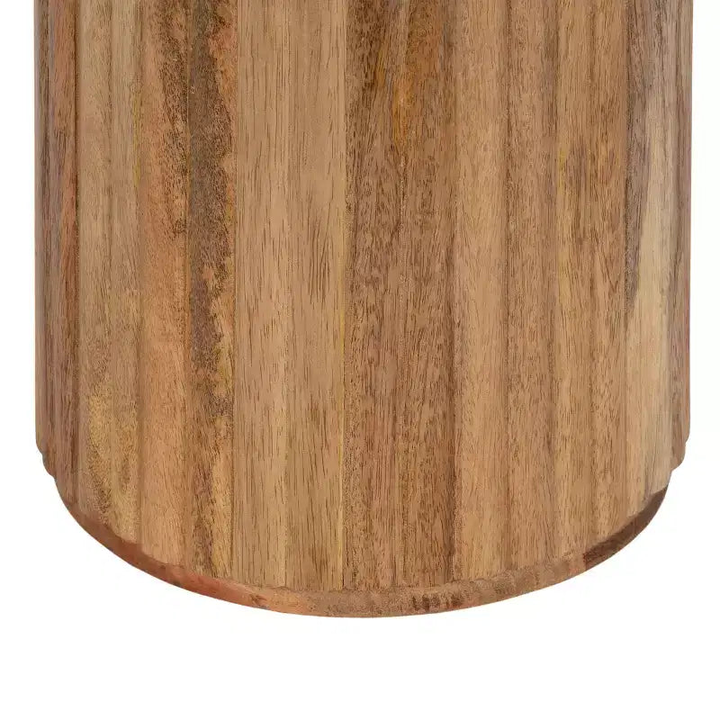 Wood Drink Table, 10x10x22, Natural