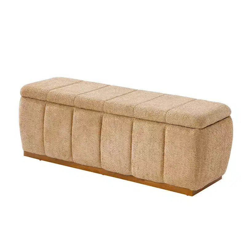 Mid-Century Modern bench|-BEIGE