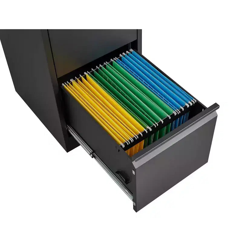 3/4 Drawer File Cabinet with Lock, Vertical File Cabinets for Home Office, Metal Filing Cabinets, Heavy Duty Steel Lockable Filing Storage Cabinet