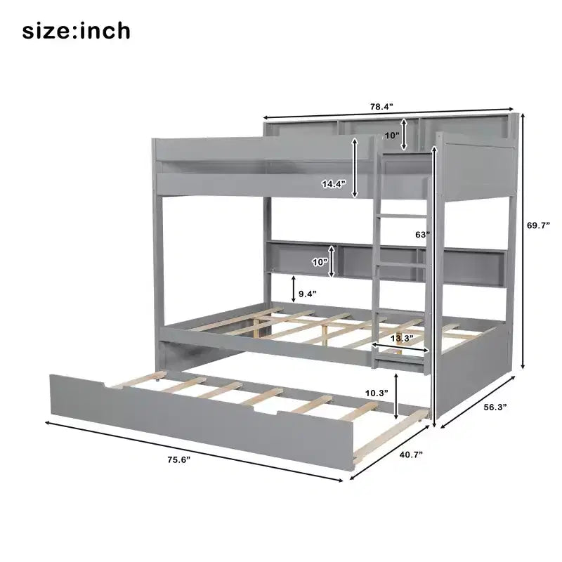 Bunk Bed with Trundle