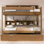 Letto a castello con letto estraibile