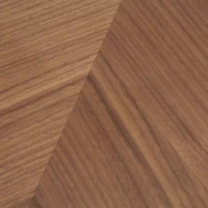 Natural Finish Dining Table With Gold Metal Base - Natural/Gold