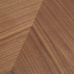 Tavolo da pranzo con finitura naturale e base in metallo dorato - Naturale/Oro