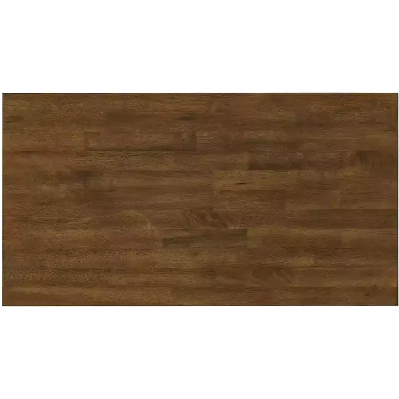 Two-Tone Kitchen Island With Oak Top