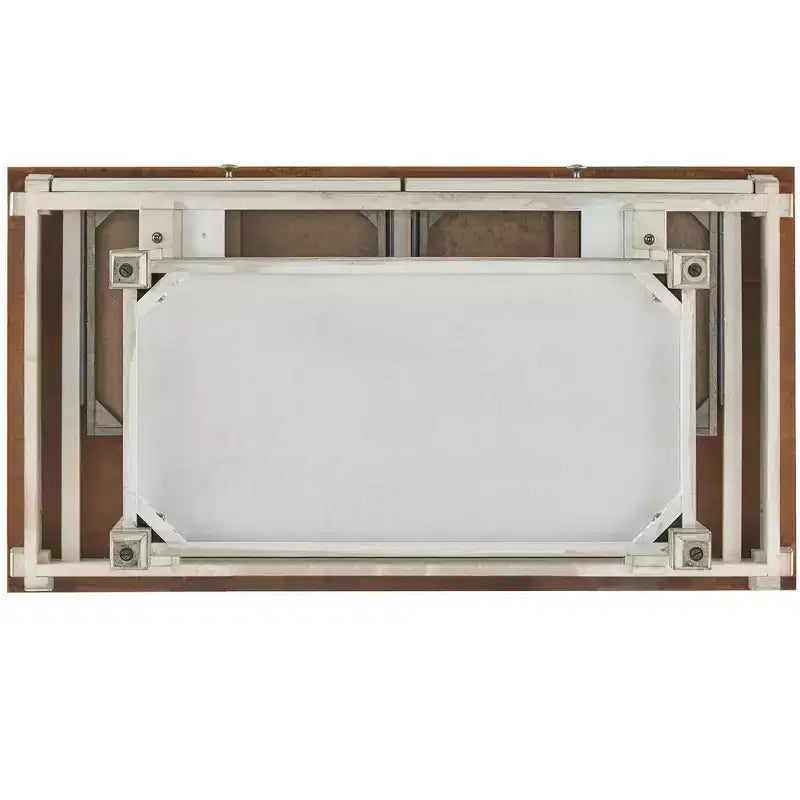 Two-Tone Kitchen Island With Oak Top