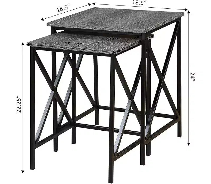 Rectangle Metal Table Top End Table 1 -piece