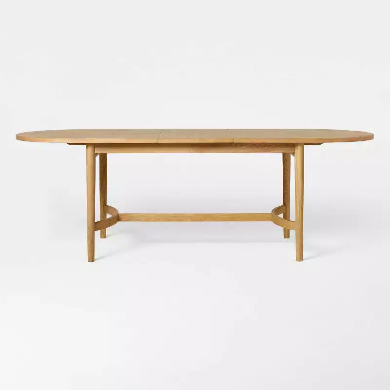 Racetrack Dining Table Natural Wood - ™ designed with