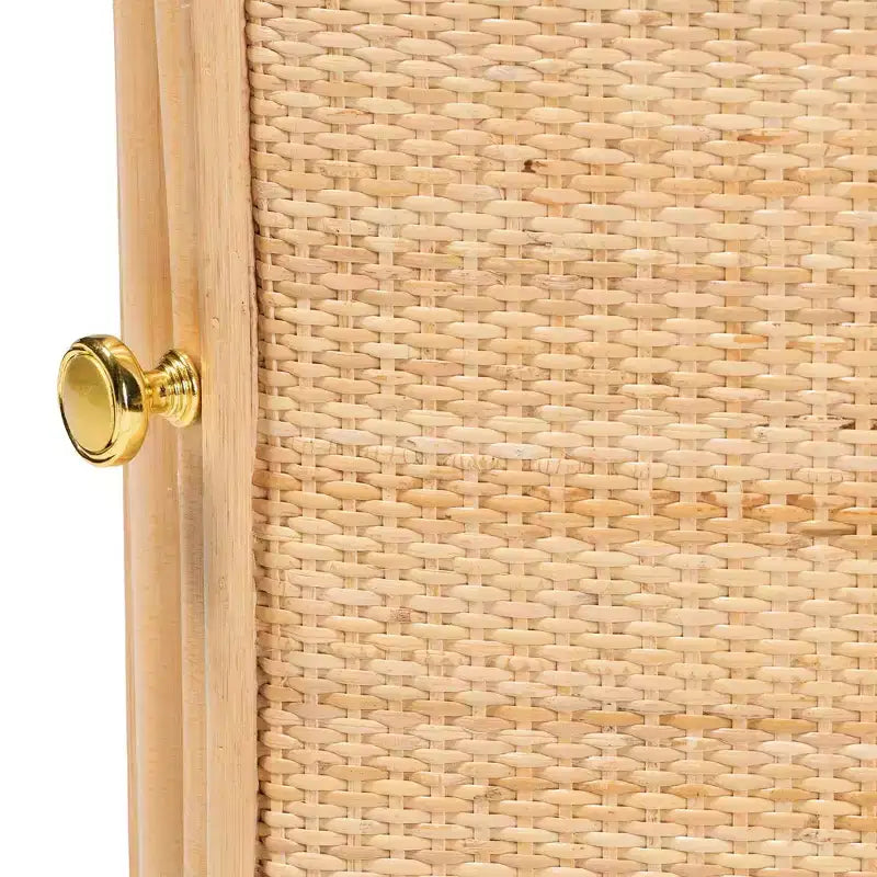 bali & pari Kiara Natural Rattan Nightstand Natural