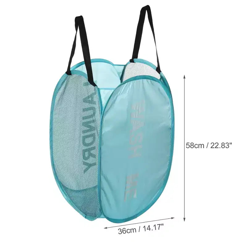 Folding Mesh Laundry Basket 19.81 Gallon 1 Pc