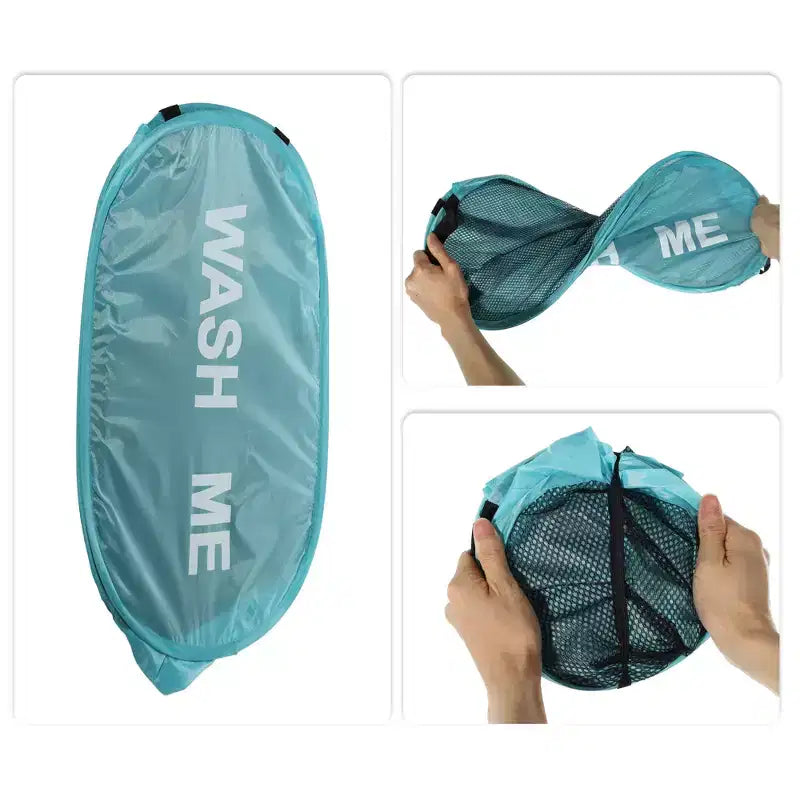Folding Mesh Laundry Basket 19.81 Gallon 1 Pc