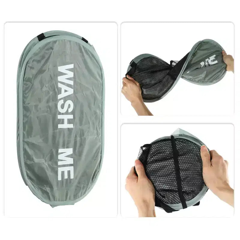 Folding Mesh Laundry Basket 19.81 Gallon 1 Pc