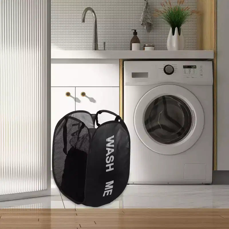 Folding Mesh Laundry Basket 19.81 Gallon 1 Pc