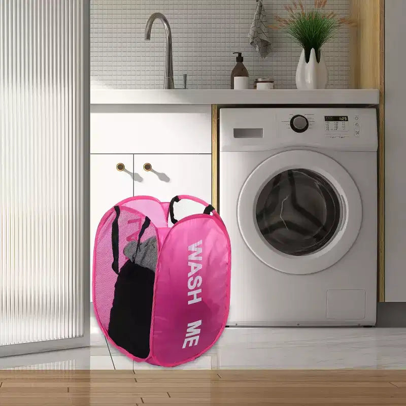 Folding Mesh Laundry Basket 19.81 Gallon 1 Pc
