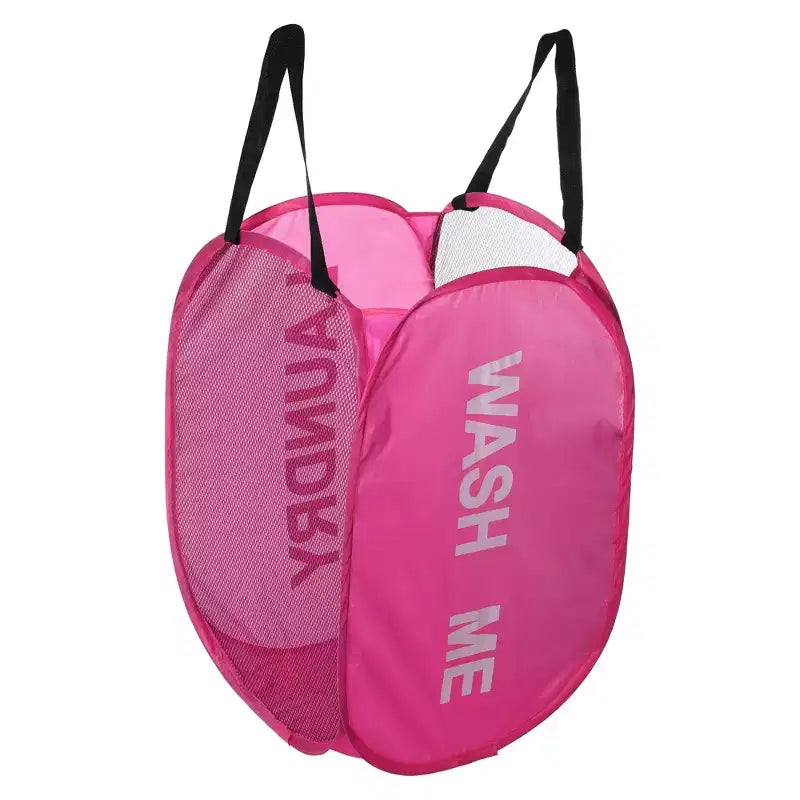Unique Bargains Folding Mesh Laundry Basket 19.81 Gallon 1 Pc