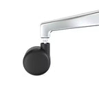 Moderne leren bureaustoel - draaibaar en kantelbaar ergonomisch bureauchair met ijzeren frame - thuiskantoor