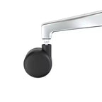 Moderne leren bureaustoel - draaibaar en kantelbaar ergonomisch bureauchair met ijzeren frame - thuiskantoor