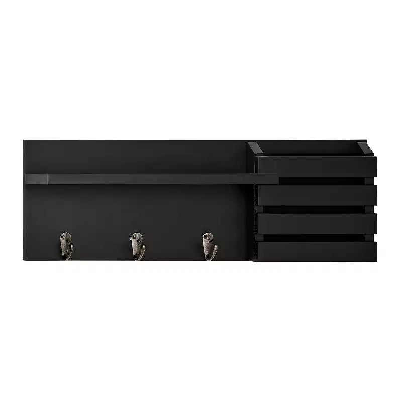 18 Utility Shelf with Pocket and Hanging Hooks - Danya B.