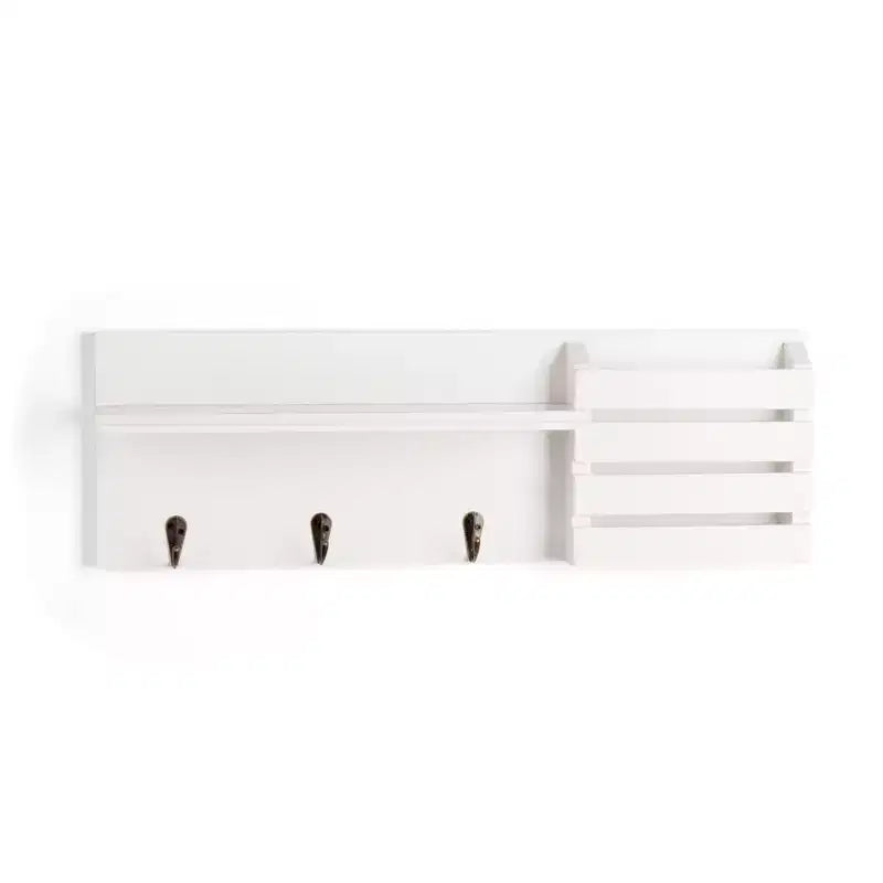 18 Utility Shelf with Pocket and Hanging Hooks - Danya B.