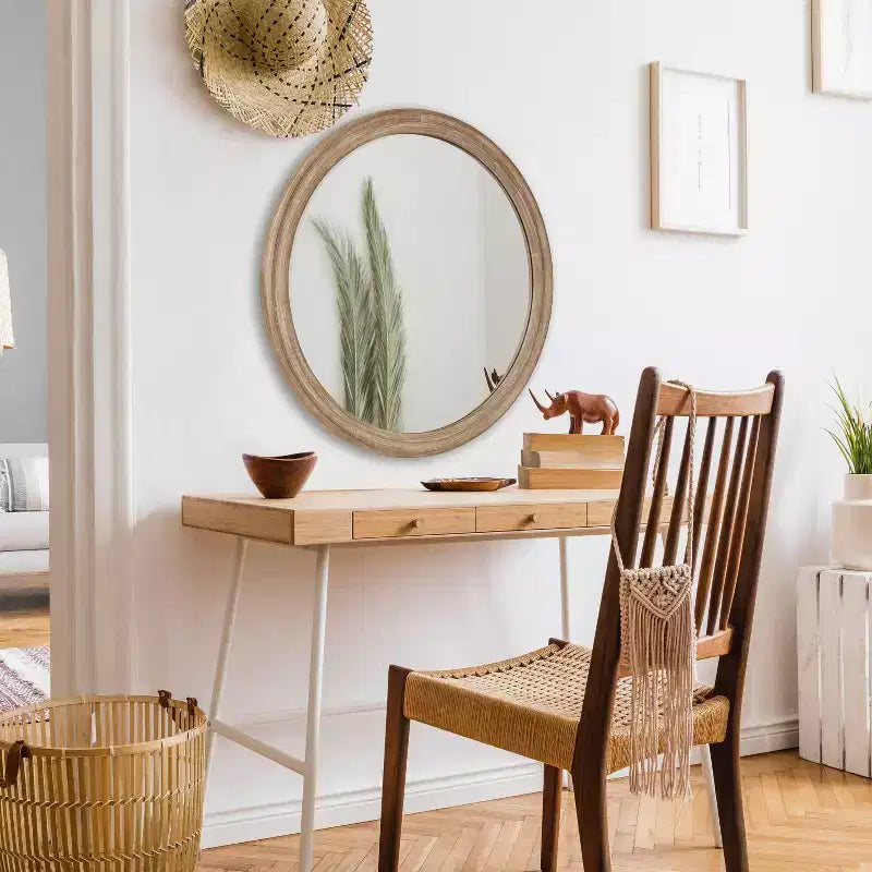 28 Mansell Round Wall Mirror - All Things Decor