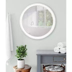 Miroir mural rond Mansell de 28 pouces - All Things Decor