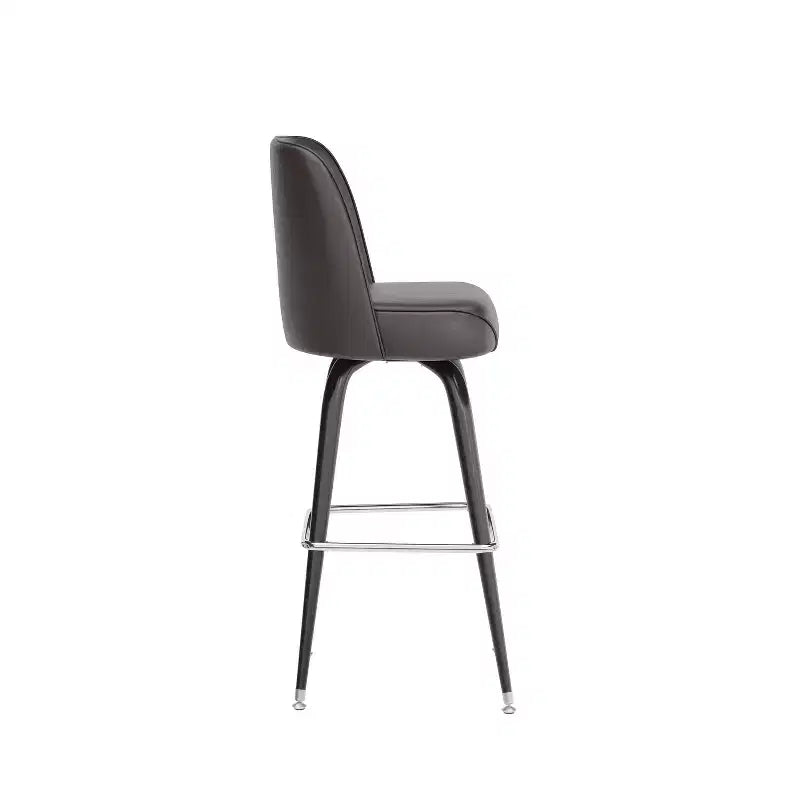 Metal Barstool with Swivel Bucket Seat
