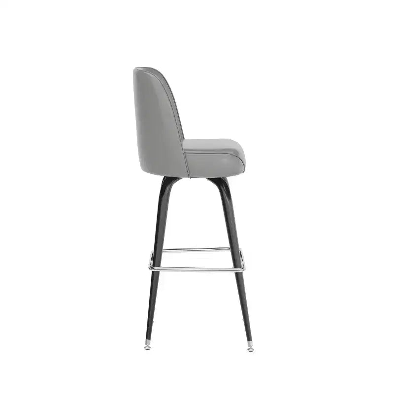 Metal Barstool with Swivel Bucket Seat