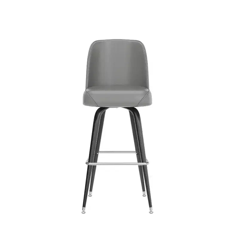 Metal Barstool with Swivel Bucket Seat