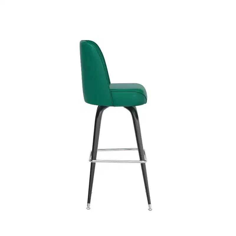 Metal Barstool with Swivel Bucket Seat