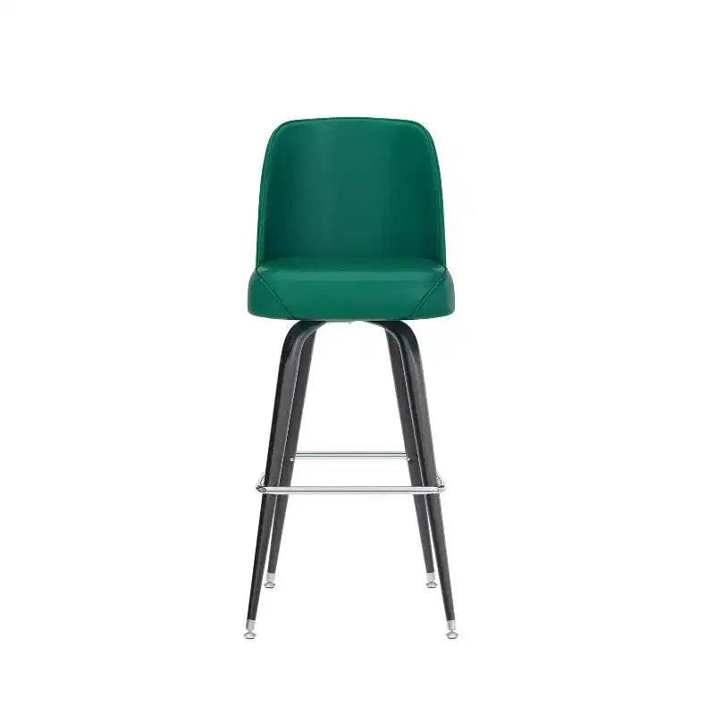 Metal Barstool with Swivel Bucket Seat
