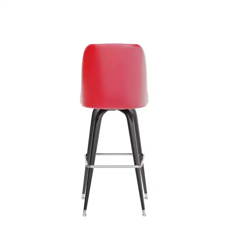 Metal Barstool with Swivel Bucket Seat
