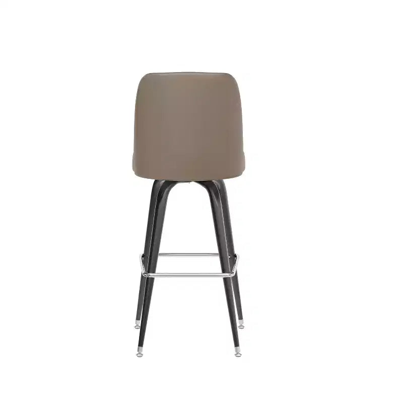 Metal Barstool with Swivel Bucket Seat