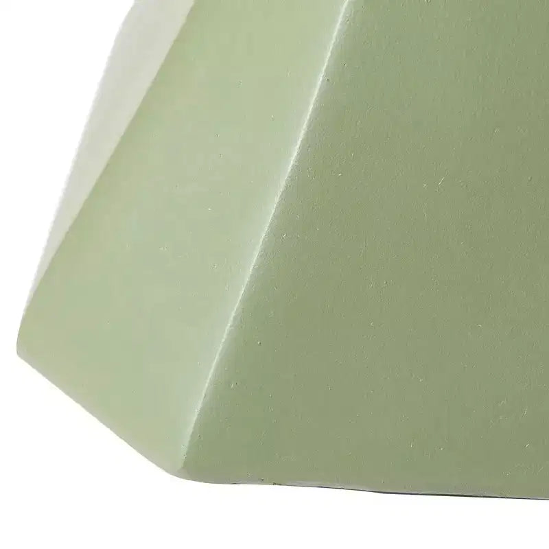 Modern Geometric Side Table - Fiberstone Accent Table or Nightstand