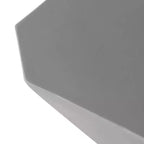Moderní geometrický odkládací stolek - dekorační stolek nebo noční stolek z vláknitého kamene