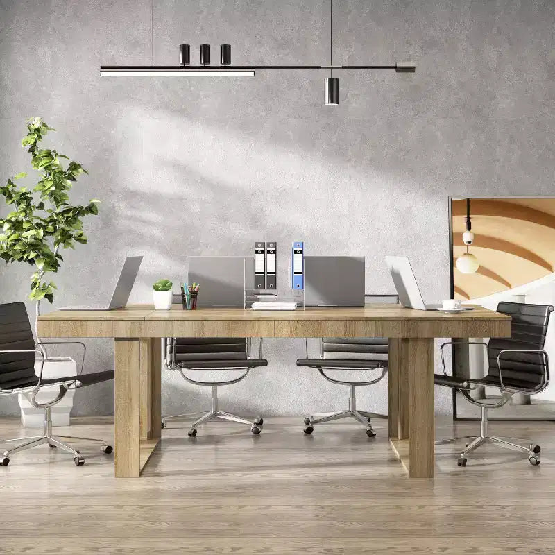 Modern Wood Office Conference Meeting Room Desk